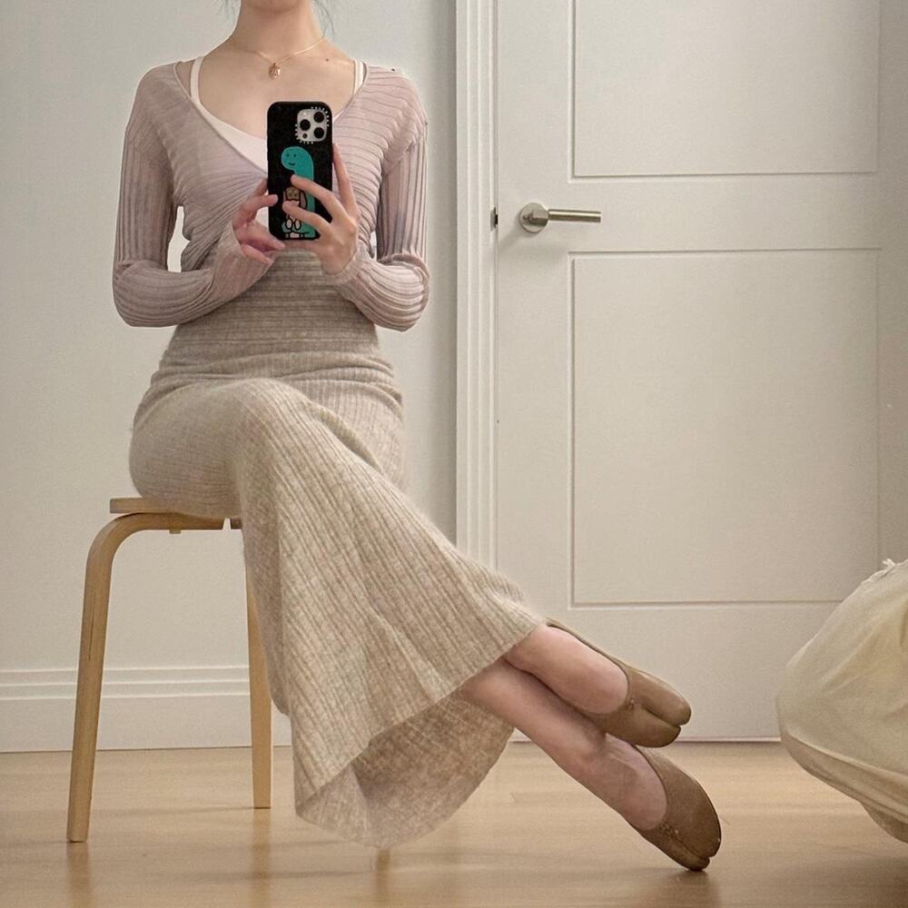 Neiwai pale pink ballet top